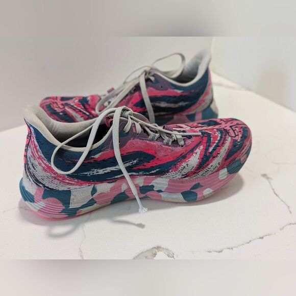 ASICS NOOSA TRI 15 Van Gogh Pink Running Shoes Size 8 FLYTEFOAM Sneakers - Picture 8 of 9
